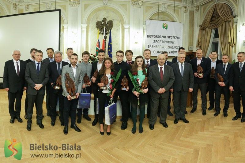 Najlepsi sportowcy z Bielska-Białej otrzymali Harnasie