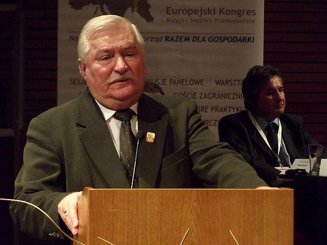 Lech Wałęsa w Bielska-Białej