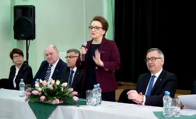 Minister Edukacji Narodowej Anna Zalewska w Bielsku-Białej