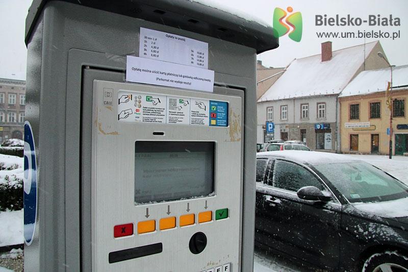 Pierwszy bielski parkomat już działa