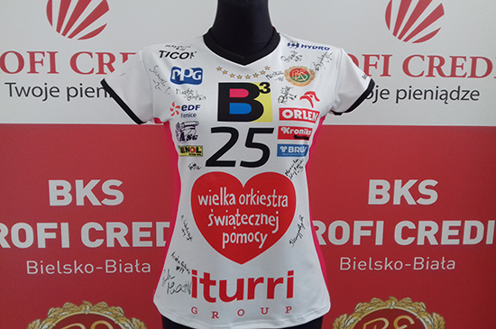 Siatkarki BKS Profi Credit grają z Wielką Orkiestrą Świątecznej Pomocy