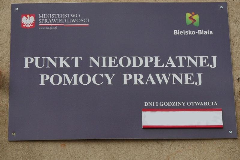 Nieodpłatna pomoc prawna w Bielsku-Białej na rok 2017