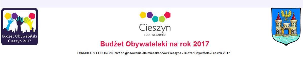 Budżet Obywatelski Cieszyna na rok 2017 