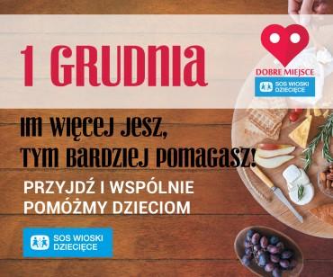 Im więcej jesz, tym bardziej pomagasz!