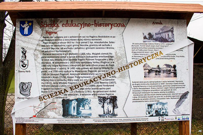 Nowe tablice edukacyjno-historyczne w Pogórzu
