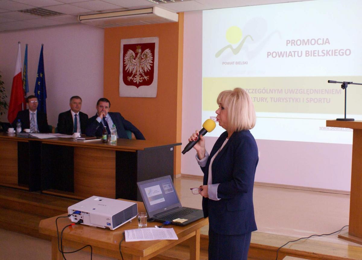 Sesja o promocji powiatu bielskiego