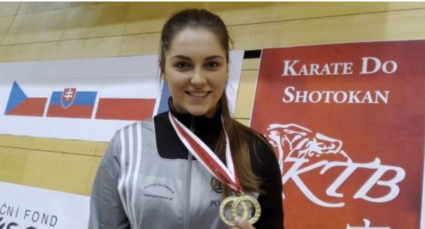 Klaudia Szymańska z Goleszowa  zdobywa srebrny i brązowy medal w karate