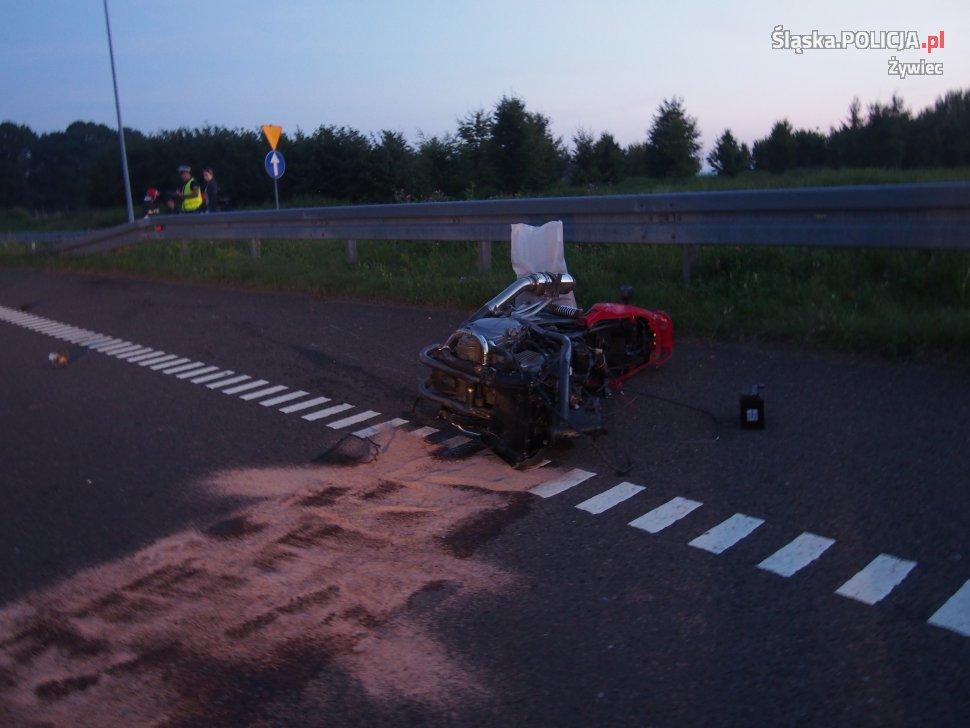 Żywiec. Śmierć motocyklisty