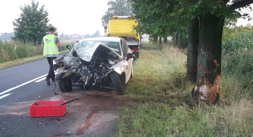 Wypadek w Kończycach