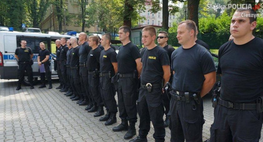 Cieszyńscy policjanci zabezpieczają Światowe Dni Młodzieży