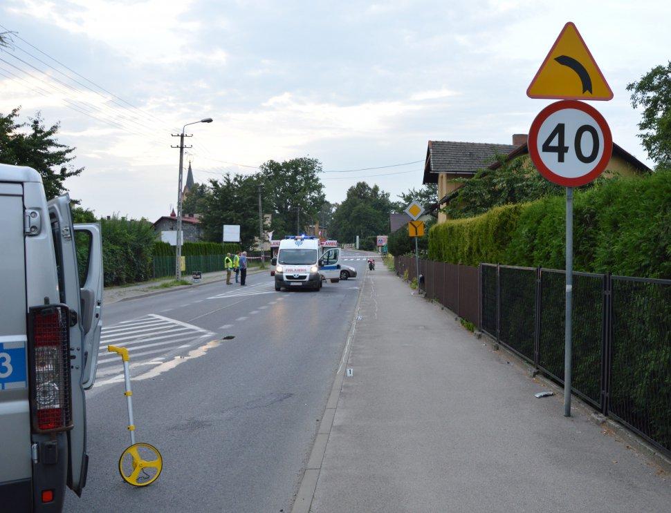 Czechowice-Dziedzice.  Nie żyje 43-letni motocyklista