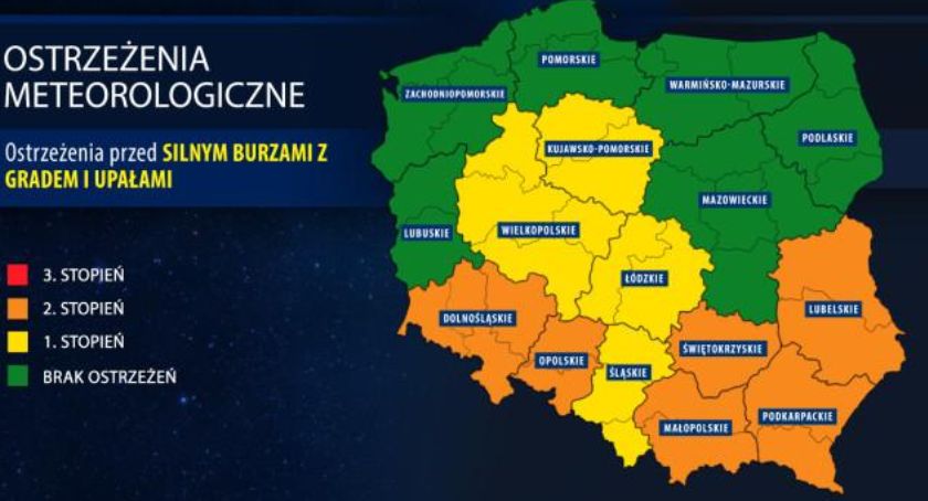 Pogoda: Burze, mocny deszcz i upały