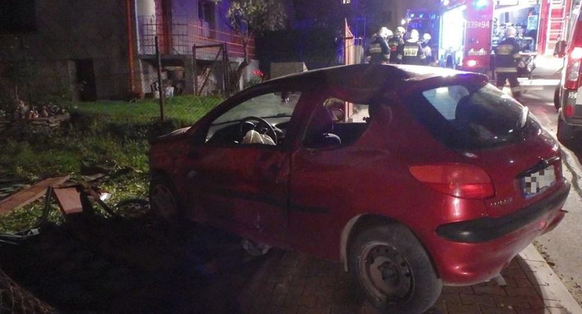 Pijacki rajd w Wilkowicach zakończony w bramie posesji