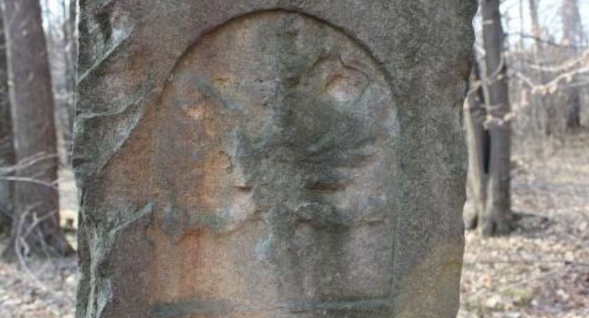 Słup graniczny Prus i Austro Węgier w Zebrzydowicach