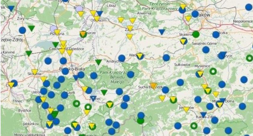 Ostrzeżenie przed wodą i wiatrem dla Beskidu Żywieckiego i Śląskiego