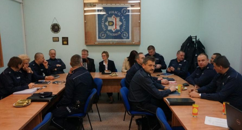 Narada roczna w Cieszyńskiej Komendzie Powiatowej Policji