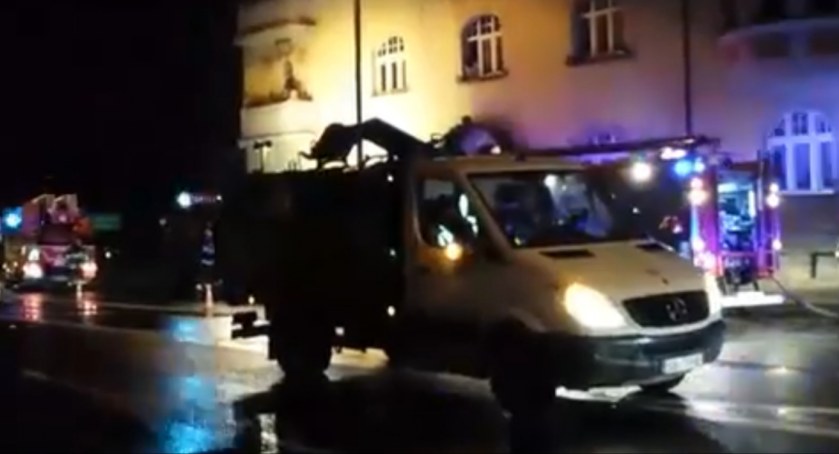 Groźny pożar w centrum Bielska. Zatrzymano podpalacza