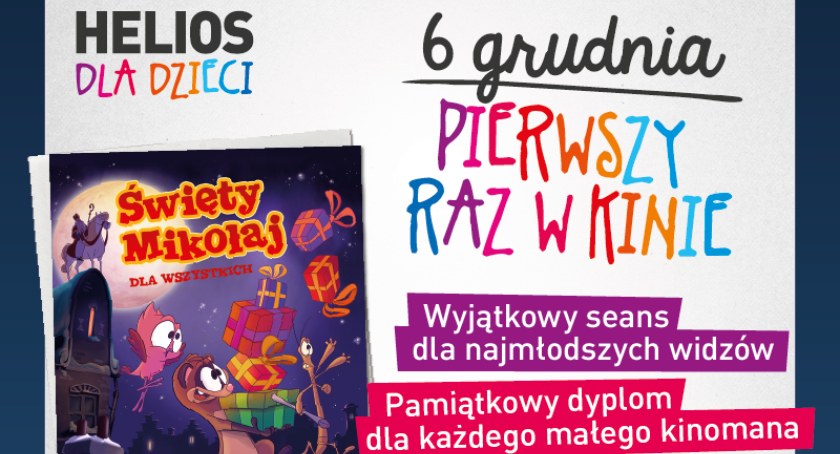 Pierwszy raz w kinie. Bielski Helios zaprasza najmłodszych