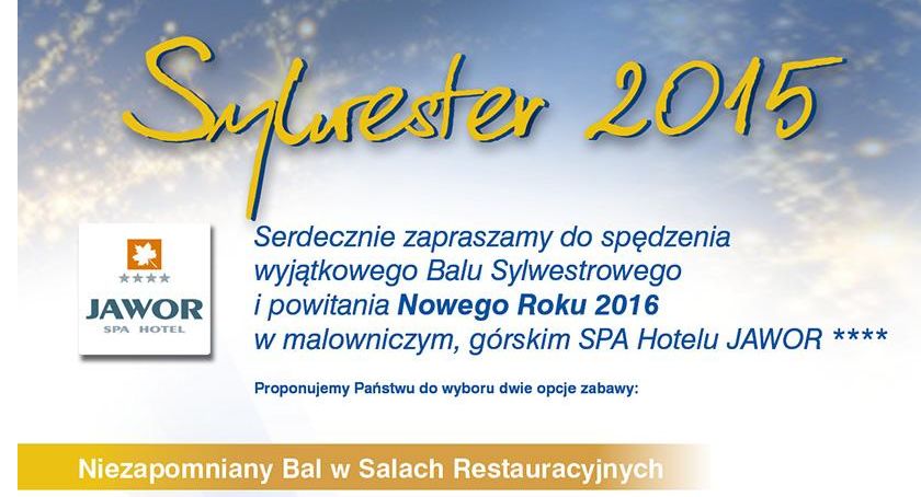 SPA Hotel Jawor. Bal Sylwestrowy 2015