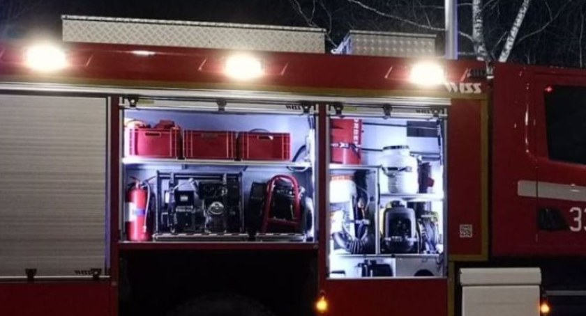 Nocny pożar w lakierni przy ulicy Rzeźniczej