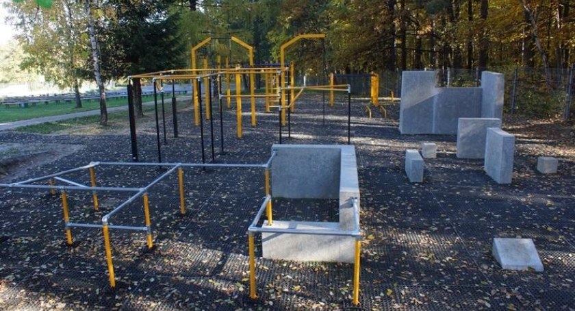 Street workout i parkour na bielskich Błoniach