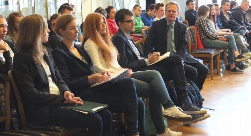 Burmistrz Żywca spotkał się ze studentami
