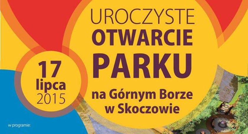 Otwarcie parku na Górnym Borze w Skoczowie 