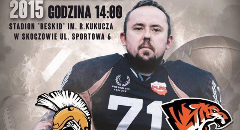 Mecz futbolu amerykańskiego. Skoczów