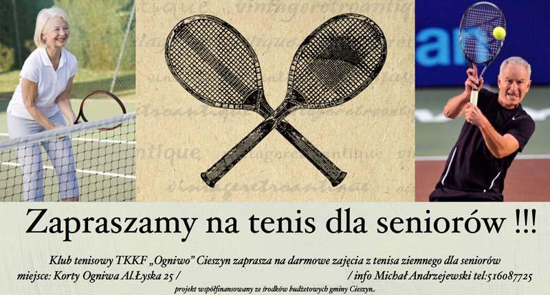 Darmowe zajęcia z tenisa ziemnego dla seniorów