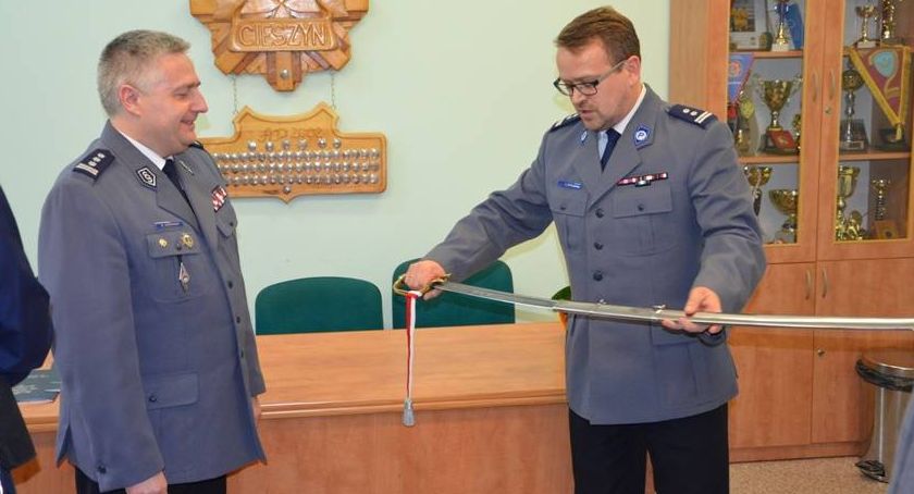 Pożegnanie komendanta w Cieszynie