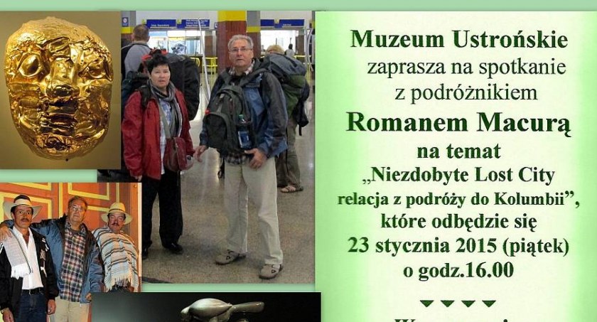 Spotkanie z podróżnikiem Romanem Macurą  w Muzeum Ustrońskim