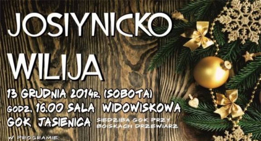  JOSIYNICKO WILIJA. Święta w Jasieni