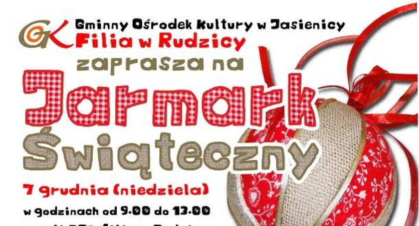 Jarmark Świąteczny w Rudzicy 