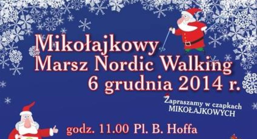 Mikołajkowy Marsz Nordic Walking w Wiś
