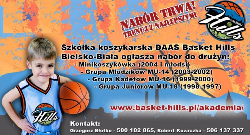 Szkółka koszykarska DAAS Basket Hills ogłasza nabór