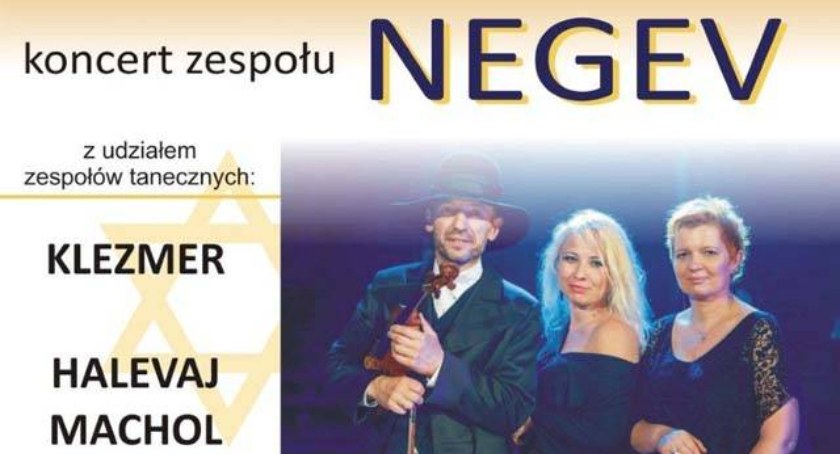 Wieczór muzyki żydowskiej w Cieszynie - Koncet Zespołu Negev 