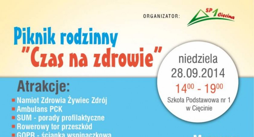 Piknik rodzinny Czas na zdrowie w Węgierskiej Górce