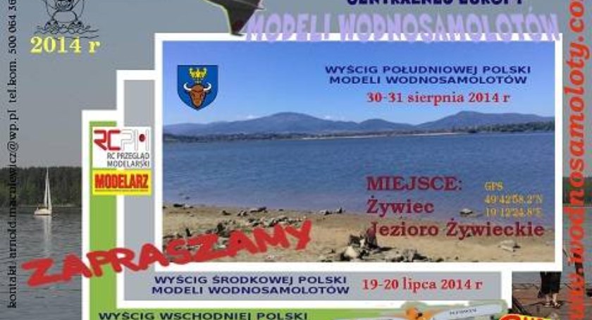 Zawody wodosamolotów na Jeziorze Żywieckim 