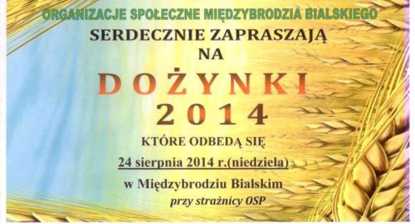 Dożynki w Międzybrodziu Bialskim. Sołtys zaprasza