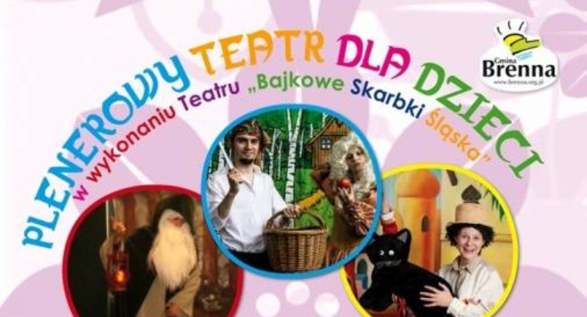 Plenerowy teatr dla dzieci w Brennej