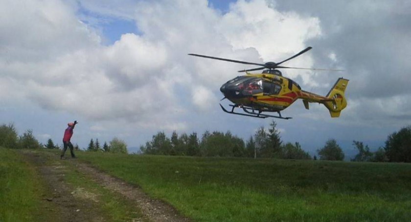 Nagłe wezwanie śmigłowca LPR na Leskowiec