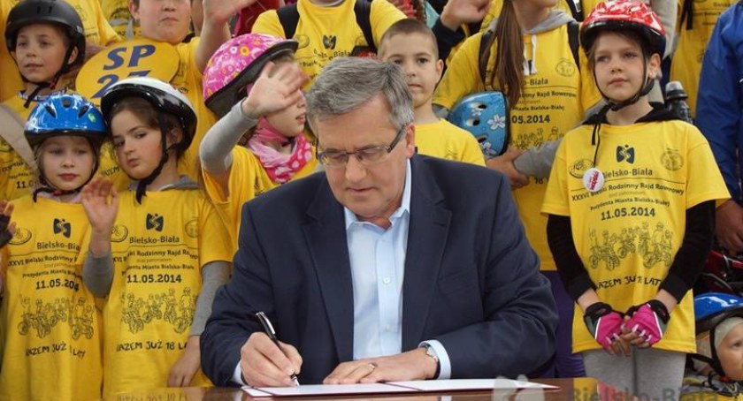 Wizyta Prezydenta RP Bronisława Komorowskiego w Bielsku-Białej