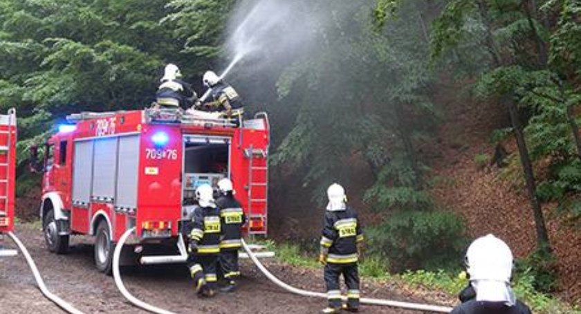 Ćwiczenia Strażaków w Węgierskiej Górce