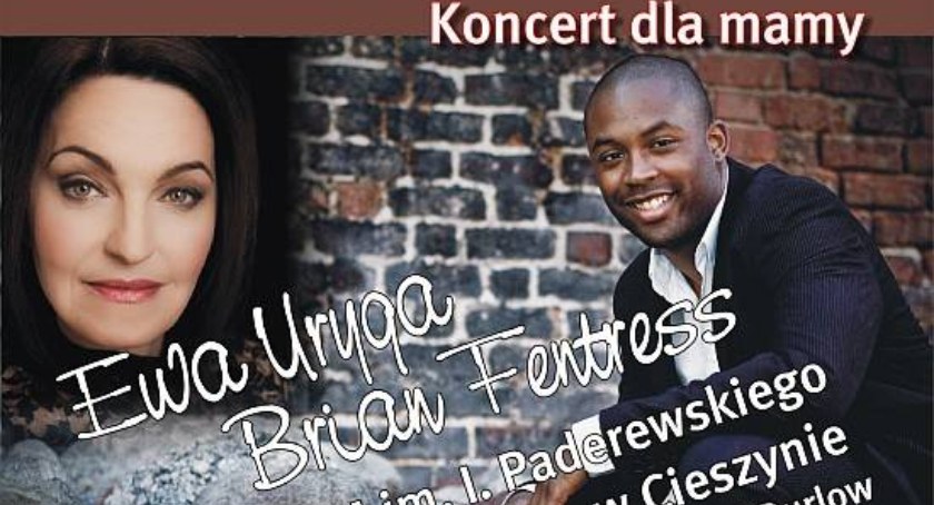 Koncert dla mamy w Cieszynie. Ewa Uryga i Brian Fentres