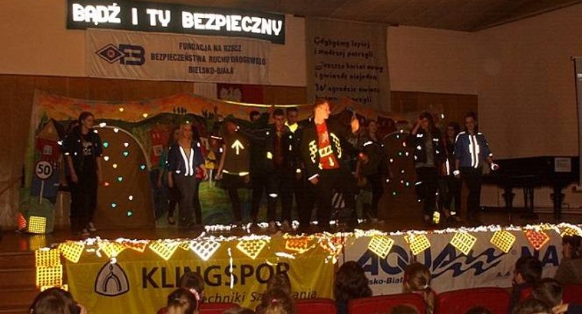 Odblaskowe pierwszaki w Bielsku-Białej