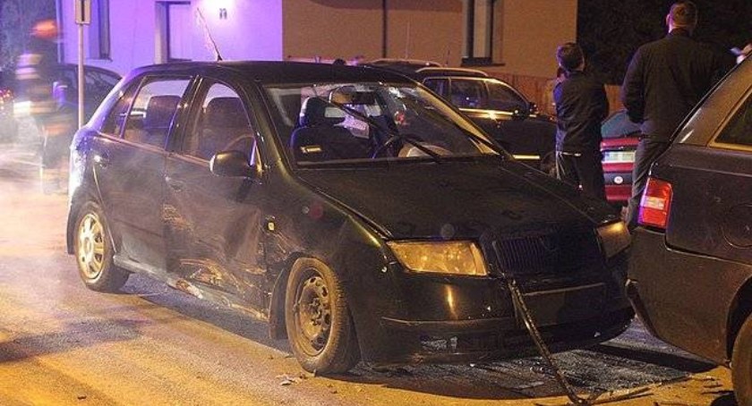 Karambol z udziałem pijanego kierowcy na ulicy Łukasińskiego