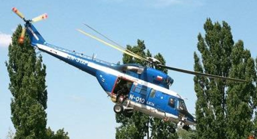 Wielka obława w bielskiej Straconce. Przęstępca myślał że policja leci po niego śmigłowcem