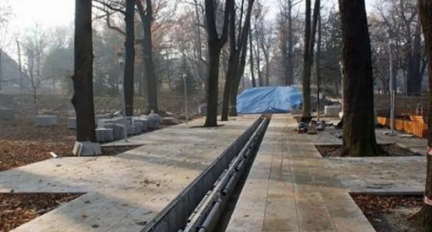Park Słowackiego coraz bardzo się zmienia