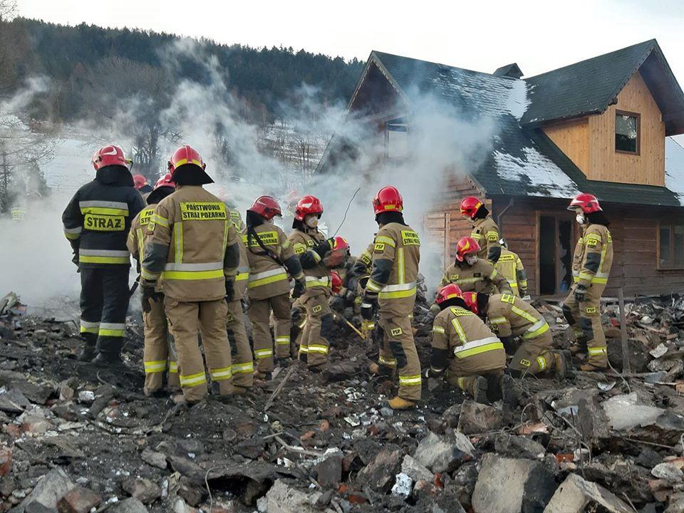 Wybuch domu w Szczyrku. Pod gruzami znaleziono 8 ciał