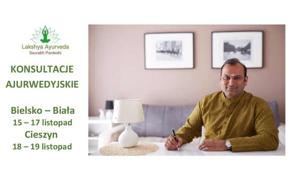 Konsultacje Ayurvedyjskie z Saurabhem Pardeshi 16/18.11